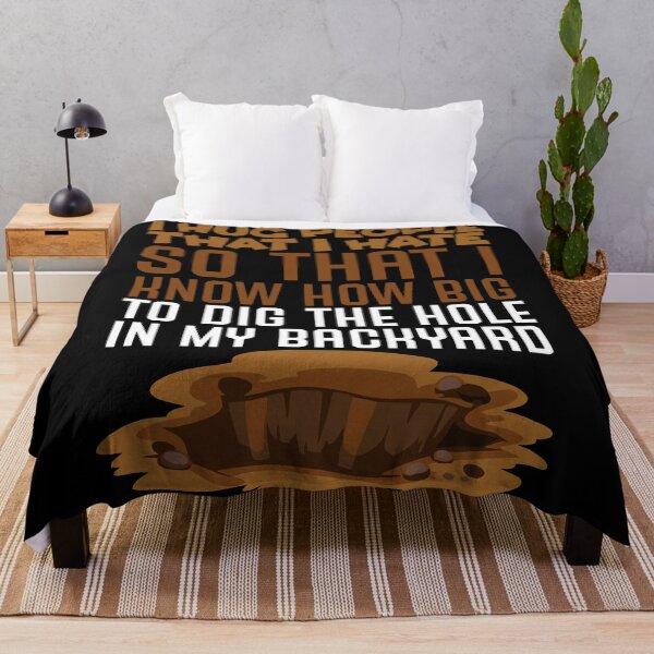 Item preview, I hug people that I hate so that I know how big to dig the hole in my backyard designed and sold by pnkpopcorn.