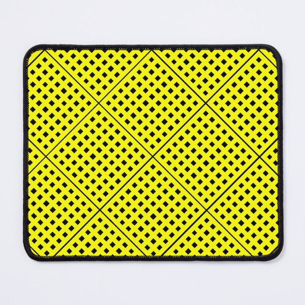 Item preview, Criss Cross Angled Line Pattern in Yellow on Black designed and sold by Neil Feigeles.