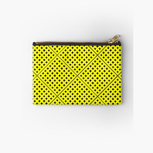 Item preview, Criss Cross Angled Line Pattern in Yellow on Black designed and sold by Neil Feigeles.