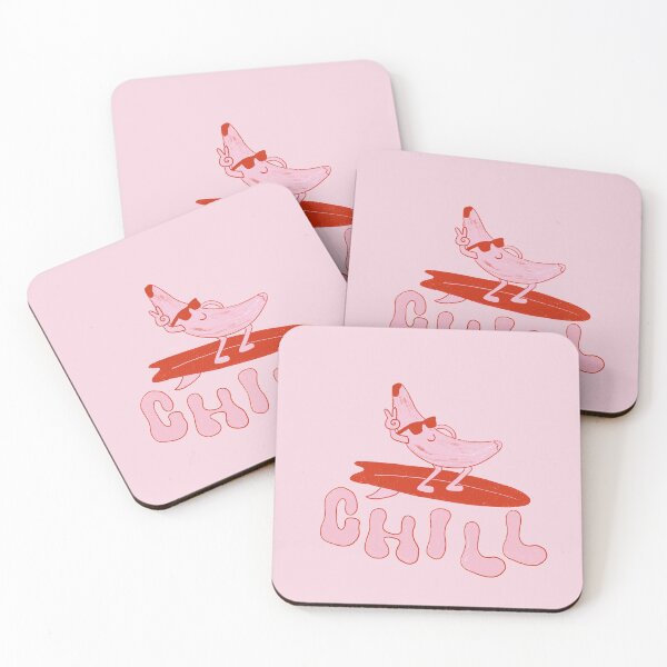 Item preview, Chill surfing Pink Banana designed and sold by Ray Sánchez.