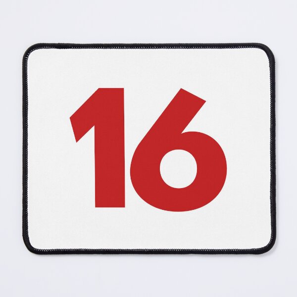 Item preview, 16 Driver Number (Red) designed and sold by FilipeFerreira.