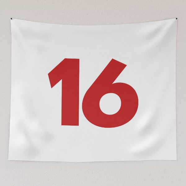 Item preview, 16 Driver Number (Red) designed and sold by FilipeFerreira.