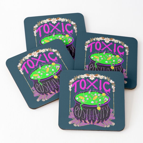 Item preview, Toxic Positivity Witches Cauldron Quote designed and sold by Melanie-Palmer.