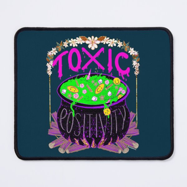 Item preview, Toxic Positivity Witches Cauldron Quote designed and sold by Melanie-Palmer.