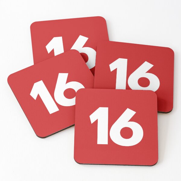 Item preview, 16 Driver Number (Red BG) designed and sold by FilipeFerreira.