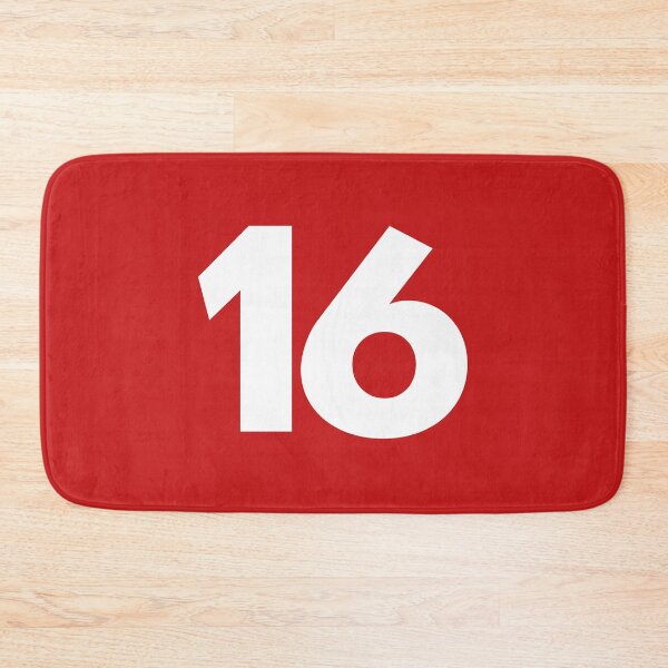 Item preview, 16 Driver Number (Red BG) designed and sold by FilipeFerreira.