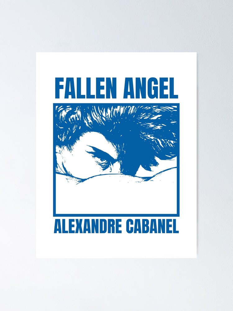 Poster « Ange Déchu, Alexandre Cabanel, Lucifer Morningstar, Bleu », par anghelapparel Redbubble