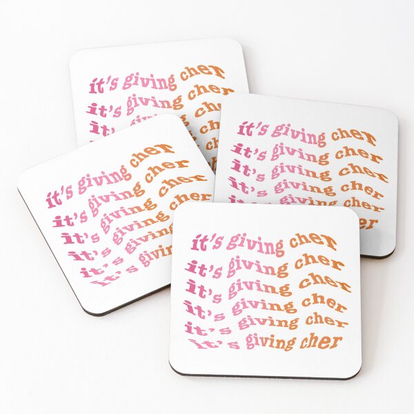 Item preview, IT’S GIVING CHER - PINK ORANGE designed and sold by beccaamac.