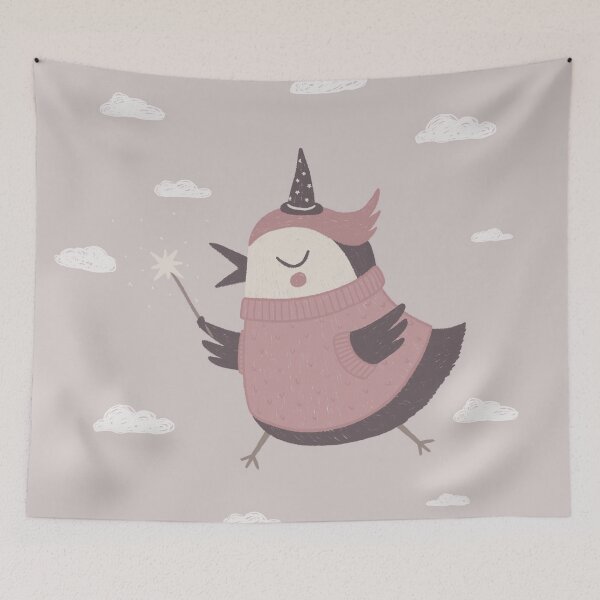 Item preview, Cute Magic Bird Wizard designed and sold by katiamelnik.