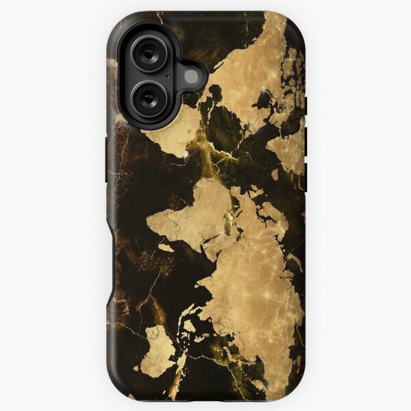 Item preview, world map gold 7 designed and sold by BekimART.