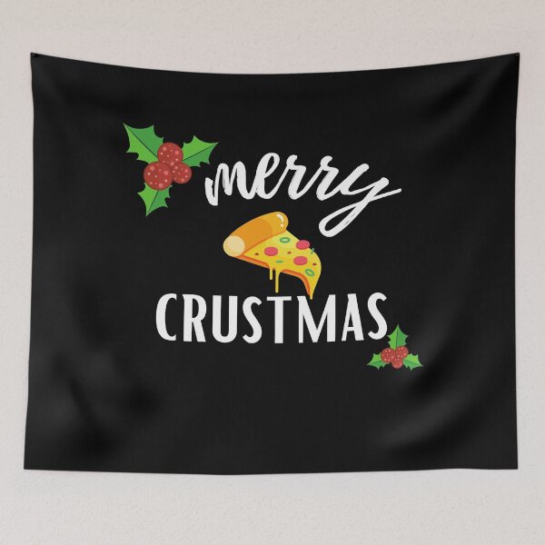 Item preview, Merry Crustmus - Funny Christmas Pizza Quotes designed and sold by Witfulwisdom.