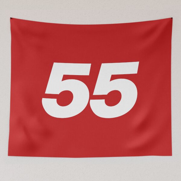 Item preview, 55 Driver Number (Red BG) designed and sold by FilipeFerreira.