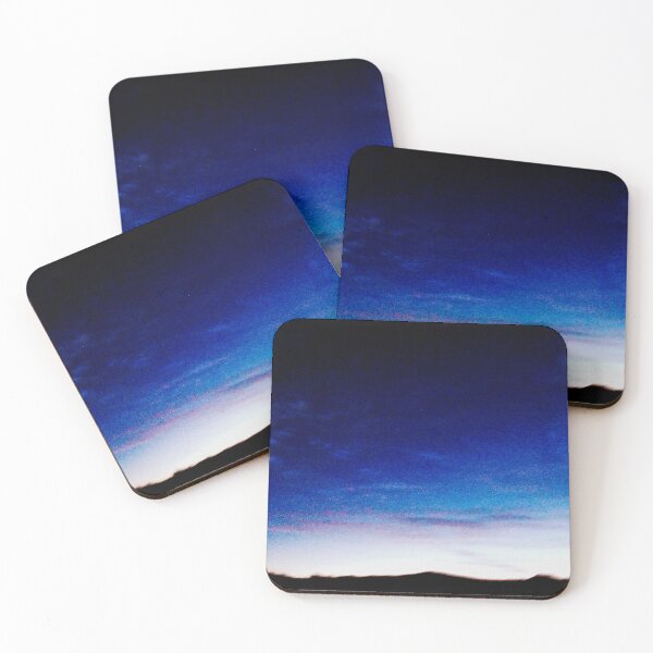 Item preview, Gorgeous sky with different color shades of dark, navy, aqua and white and mountains peaks showing off in the distance designed and sold by Alahyane Said.