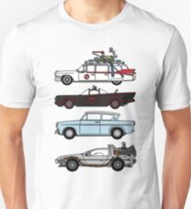 Camiseta unisex Coches icónicos de la película