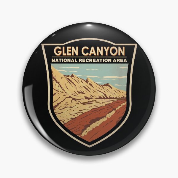Item preview, Glen Canyon National Recreation Area Navajo Sandstone Badge designed and sold by KrisSidDesigns.