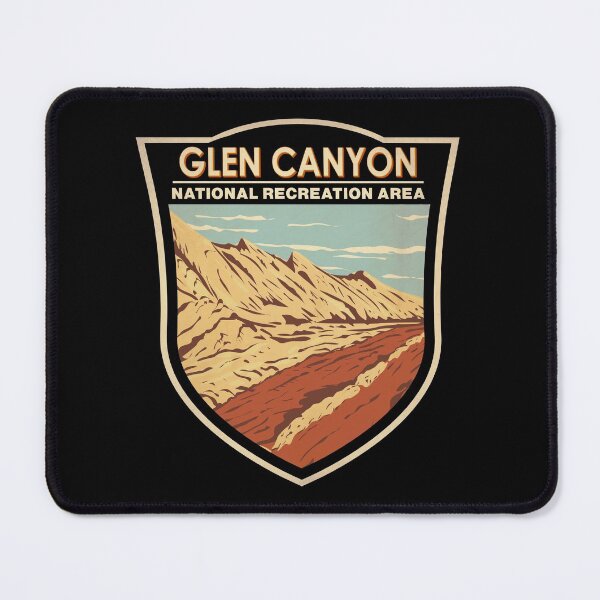 Item preview, Glen Canyon National Recreation Area Navajo Sandstone Badge designed and sold by KrisSidDesigns.