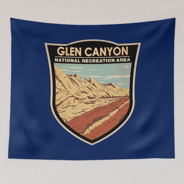 Item preview, Glen Canyon National Recreation Area Navajo Sandstone Badge designed and sold by KrisSidDesigns.