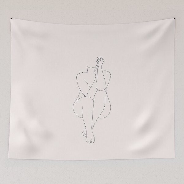 Item preview, Life Drawing Illustration - Philippa designed and sold by TheColourStudy.
