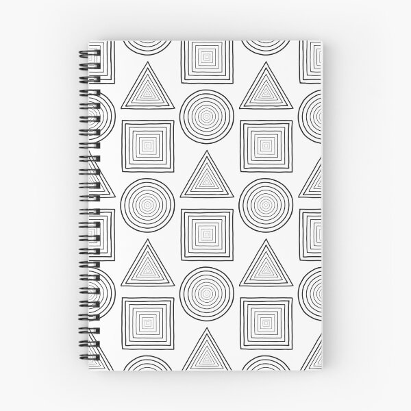 Item preview, Seamless pattern with geometric shapes, circle, triangle and square designed and sold by Kyb4ik.