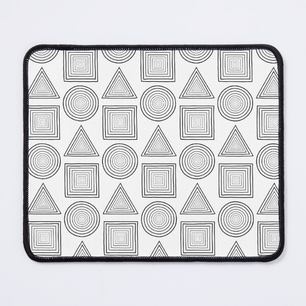 Item preview, Seamless pattern with geometric shapes, circle, triangle and square designed and sold by Kyb4ik.
