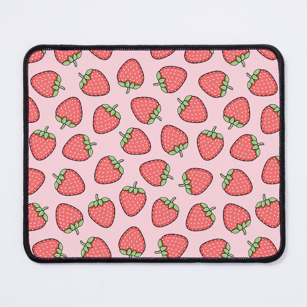 Item preview, Cute Strawberry Pattern Illustration designed and sold by DimensionC169.