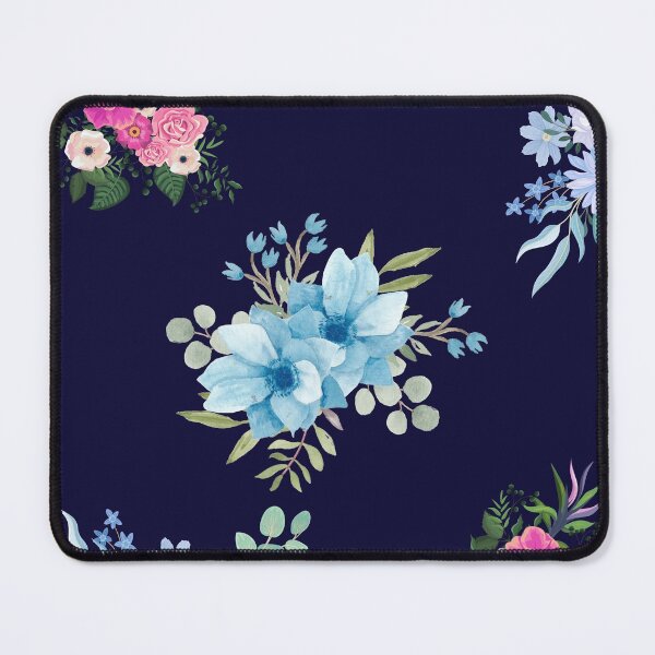 Item preview, Dark Blue Flower pattern designed and sold by PhoeniXDreamer.