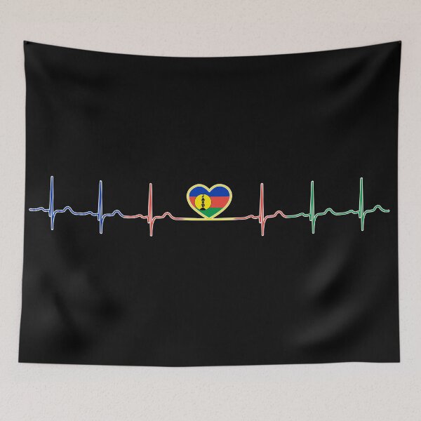 Item preview, Heartbeat New Caledonia designed and sold by Heartbeatsalad.