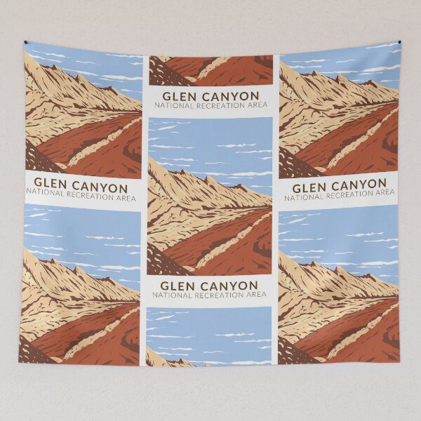 Item preview, Glen Canyon National Recreation Area Navajo Sandstone Vintage designed and sold by KrisSidDesigns.