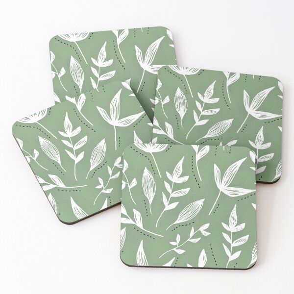 Item preview, Floral Wallpaper - Green designed and sold by Timeknights.