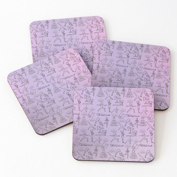 Item preview, All About Yoga- Pink & Purple designed and sold by Eveen.