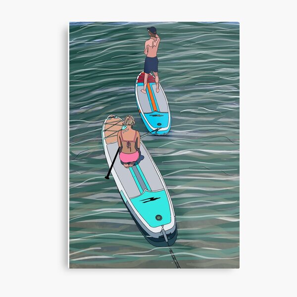 Come Paddle Away Metal Print