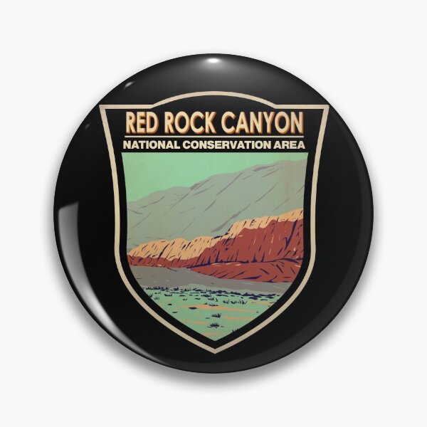 Item preview, Red Rock Canyon National Conservation Area Badge designed and sold by KrisSidDesigns.