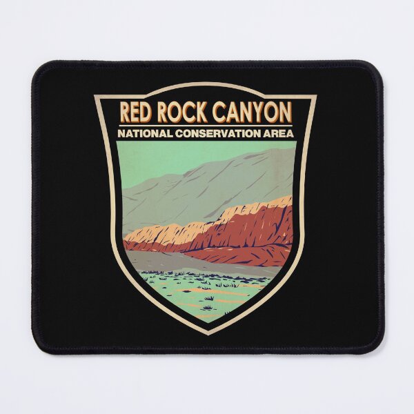 Item preview, Red Rock Canyon National Conservation Area Badge designed and sold by KrisSidDesigns.