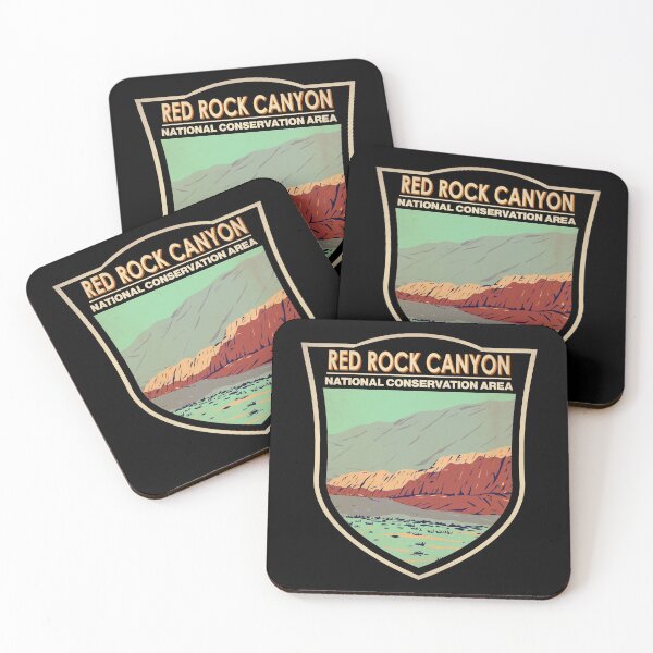 Item preview, Red Rock Canyon National Conservation Area Badge designed and sold by KrisSidDesigns.