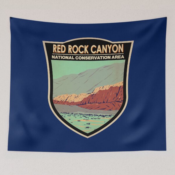 Item preview, Red Rock Canyon National Conservation Area Badge designed and sold by KrisSidDesigns.