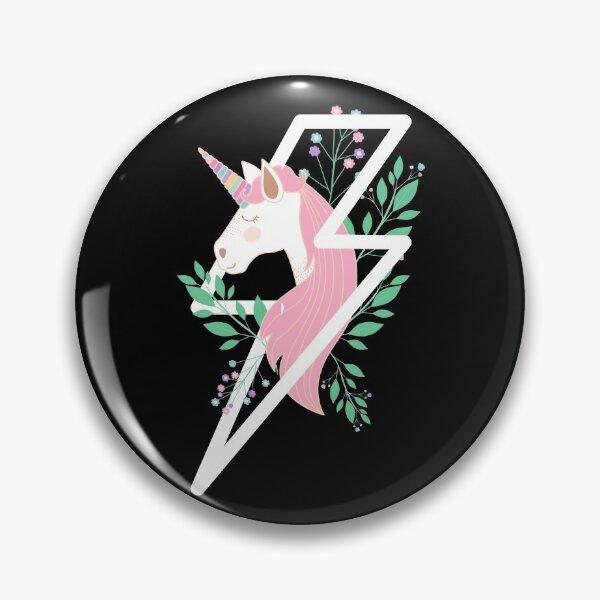 Item preview, Colorful Floral Unicorn Within Lightning Thunder Storm - Unicorn Thunder designed and sold by lodarohit.