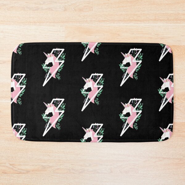 Item preview, Colorful Floral Unicorn Within Lightning Thunder Storm - Unicorn Thunder designed and sold by lodarohit.