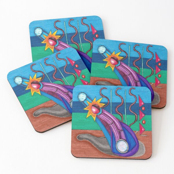 Item preview, Abstract Eggplant Garden designed and sold by Douglas  Walker.