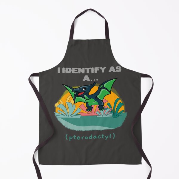 Item preview, I Identify As a Pterodactyl Funny Dinosaur T-shirts Dinosaur Stickers designed and sold by LMcDs.