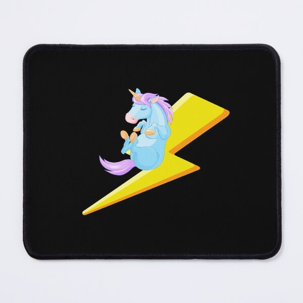 Item preview, Super Cute Unicorn Sliding Lightning Thunder Storm - Unicorn Thunder designed and sold by lodarohit.