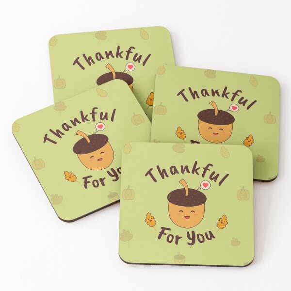 Item preview, Thankful For You — Cute  Kawaii Acorn  designed and sold by ttttee.