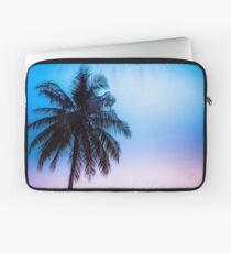 Palmen Sonnenuntergang Laptop Sleeve