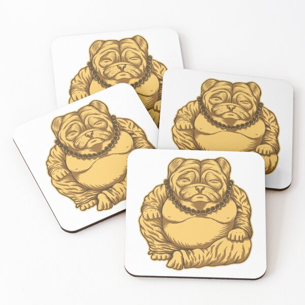 Item preview, Funny Cute Yoga Pug Budha Meditating - Yoga Lover designed and sold by AR Studios.