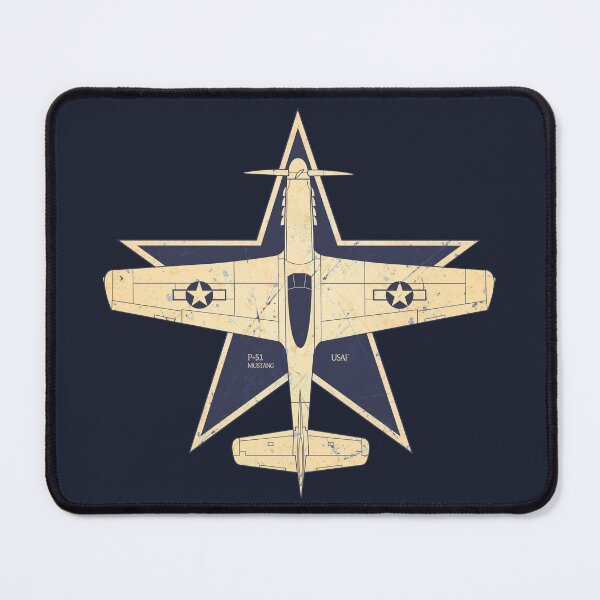 Item preview, P-51 Mustang USAF Vintage WW2 Fighter Plane designed and sold by worldwarvintage.