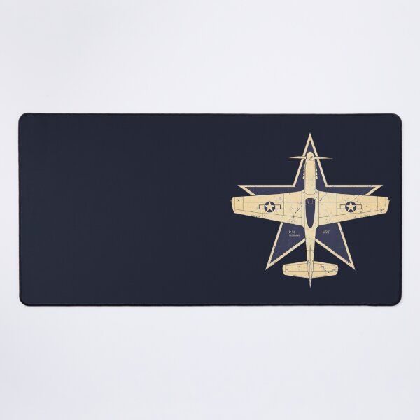 Item preview, P-51 Mustang USAF Vintage WW2 Fighter Plane designed and sold by worldwarvintage.