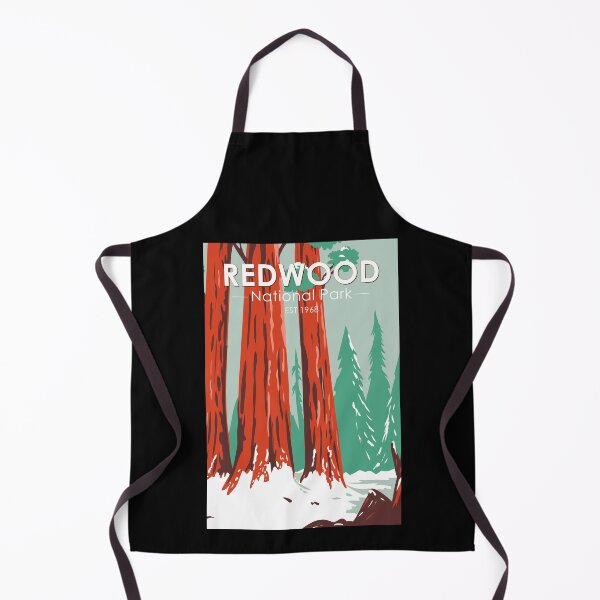 Item preview, Redwood National Park In Winter California Vintage designed and sold by KrisSidDesigns.