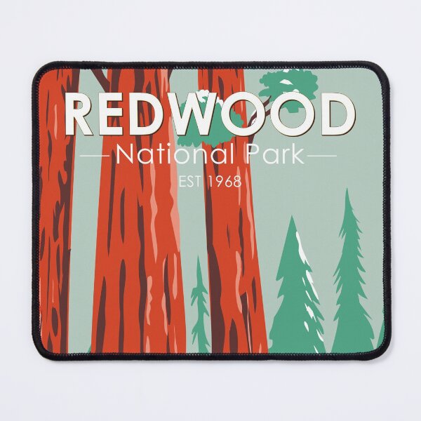 Item preview, Redwood National Park In Winter California Vintage designed and sold by KrisSidDesigns.