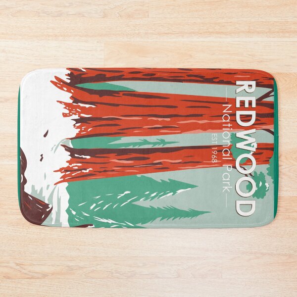 Item preview, Redwood National Park In Winter California Vintage designed and sold by KrisSidDesigns.