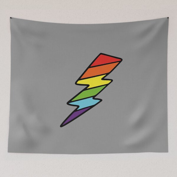 Item preview, Super Cute Rainbow Lightning Thunder Storm - Unicorn Thunder designed and sold by lodarohit.