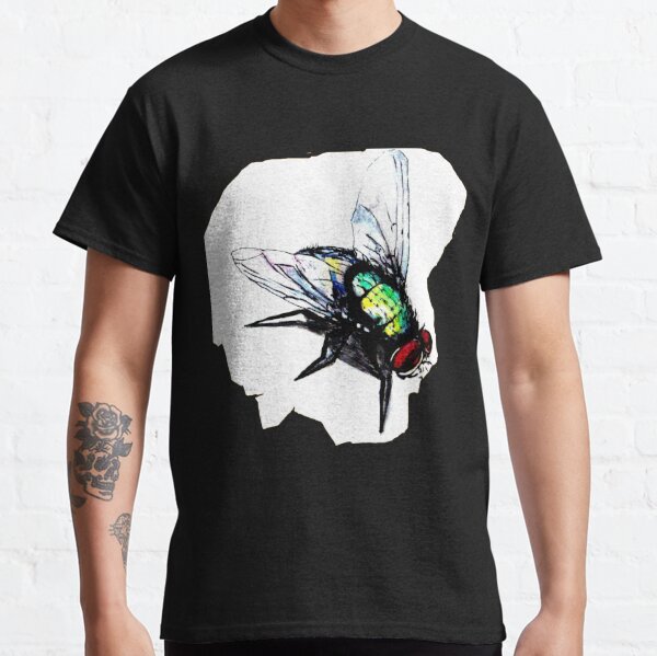 Fliege Schmeißfliege bunt Insekt Ungeziefer Tier Natur Vogelfutter Classic T-Shirt